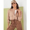 Béžová jarná crop bunda VERPI