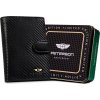 Peterson Čierna kožená pánska peňaženka W056