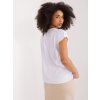 Biele tričko s výstrihom do V