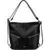 Rovicky čierna shopper kabelka s vreckami