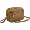 Rovicky hnedá malá messenger kabelka