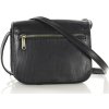 MARCO MAZZINI čierna kožená taška cez rameno
