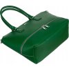 Rovicky zelená priestranná shopper kabelka