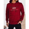Bordová pánska mikina s nápisom