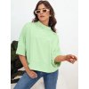 Svetlozelené oversize tričko CHARMA