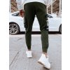 Khaki pánske cargo tepláky