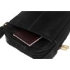 Peterson Čierna kožená taška cez rameno (Veľkosť ONE SIZE)