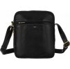 Peterson Čierna kožená taška cez rameno (Veľkosť ONE SIZE)