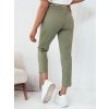 Khaki rovné nohavice s pásikom ERLON
