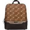 David Jones Svetlohnedý vzorovaný plecniak