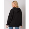 Čierna dámska mikina s vreckom