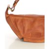 MARCO MAZZINI camel kožená crossbody taška/ľadvinka