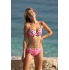 Ružové dvojdielne bikiny s bodkami Latoya