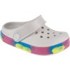 Biele nazuváky Crocs Off Court Glitter Band Clog T