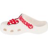 Biele dievčenské nazuváky Crocs Classic Disney Minnie Mouse Clog