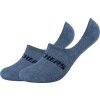 Tmavomodré nízke ponožky - 2 páry Skechers 2PPK Mesh Ventilation Footies Socks