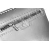 Rovicky strieborná crossbody kabelka s odnímateľným vreckom