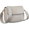 Rovicky Sivá crossbody kabelka so zlatými detailmi