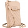 4U Cavaldi Béžová prešívaná crossbody peňaženka M675 (Veľkosť ONE SIZE)