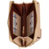 4U Cavaldi Béžová prešívaná crossbody peňaženka M675 (Veľkosť ONE SIZE)