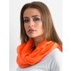 Neónovo oranžová šatka s kamienkami