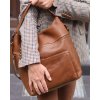 MARCO MAZZINI camel crossbody kabelka