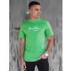 Zelené pánske tričko s nápisom BROOKLYN