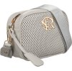 Rovicky Šedá crossbody kabelka s dierovaným vzorom