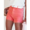 Oranžovo-ružové džínsové kraťase GLAMWEAR