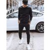 (Veľ. XL) Čierna tepláková súprava bez kapucne