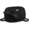 Rovicky čierna kožená malá crossbody kabelka