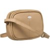 Rovicky béžová kožená malá crossbody kabelka (Veľkosť ONE SIZE)