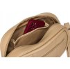 Rovicky béžová kožená malá crossbody kabelka (Veľkosť ONE SIZE)