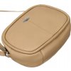 Rovicky béžová kožená malá crossbody kabelka (Veľkosť ONE SIZE)