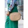 Rovicky béžová kožená malá crossbody kabelka (Veľkosť ONE SIZE)