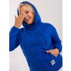 Modrá mikina s kapucňou