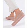 Ružové textilné slip-on