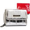Lorenti Strieborná malá lakovaná peňaženka S274