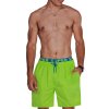 Svetlozelené pánske kúpacie šortky