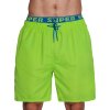 Svetlozelené pánske kúpacie šortky
