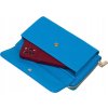 4U Cavaldi Modrá peňaženka s popruhom M752