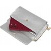4U Cavaldi Strieborná peňaženka s popruhom M751
