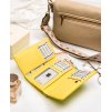 4U Cavaldi Žltá stredne veľká dámska peňaženka M759