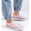 Svetloružové dámske plátené tenisky