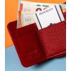 Lorenti Červená malá lakovaná peňaženka S277