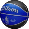 Čierno-modrá basketbalová lopta Wilson NBA Team City Edition Dallas Mavericks Out Ball