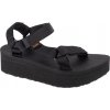 Čierne sandále na platforme Teva W Flatform Universal Sandals