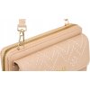 4U Cavaldi béžová peňaženka s popruhom a jemným vzorom M788