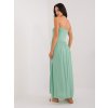 Pistáciová dlhá sukňa