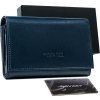 Cavaldi Klasická peňaženka z kože - tmavomodrá M353